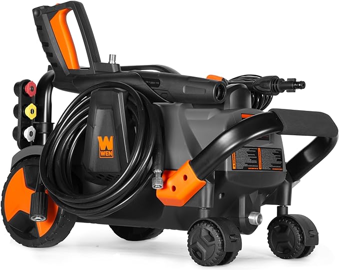 WEN 2200 PSI Electric Pressure Washer, 1.65 GPM with Onboard Detergent Tank (PW2200)