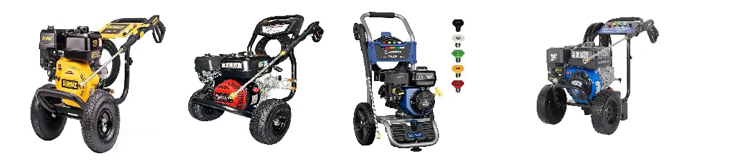 gas Pressure Washers we tested in 2024