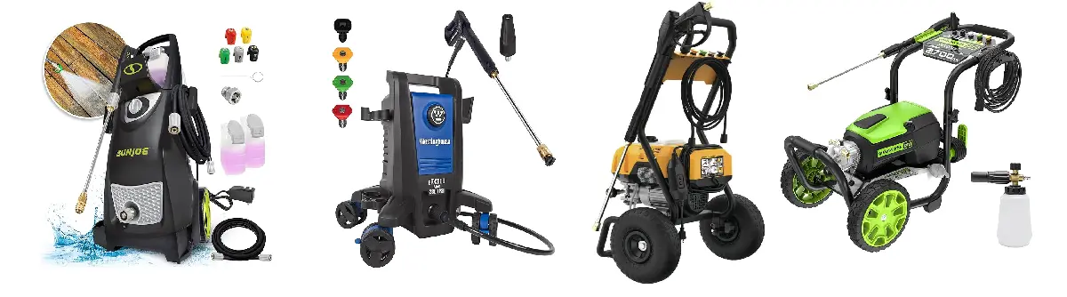 the best 8 of Electric pressure washers we recommend in 2024